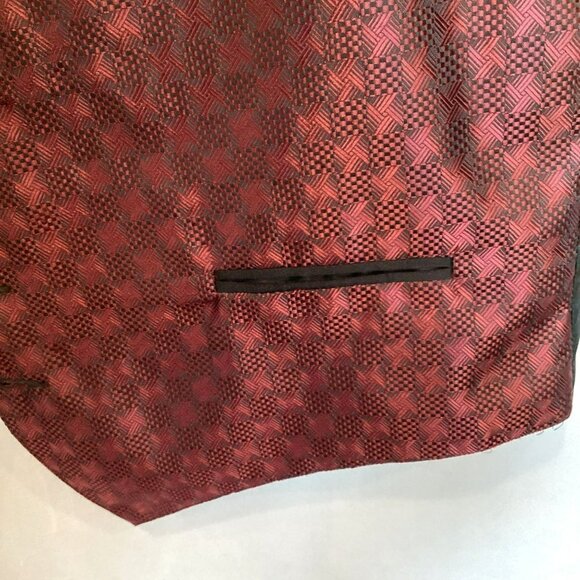 Neil Allyn Men's Formal Pocketed Vest Covered Buttons Size Large - Picture 7 of 8
